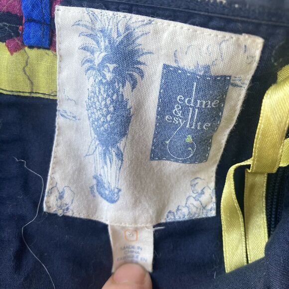 Anthropologie Edme & Esyllte Tube Top Sz XS 0 Butterfly/Bird Colorful Summer Fun - Picture 4 of 8